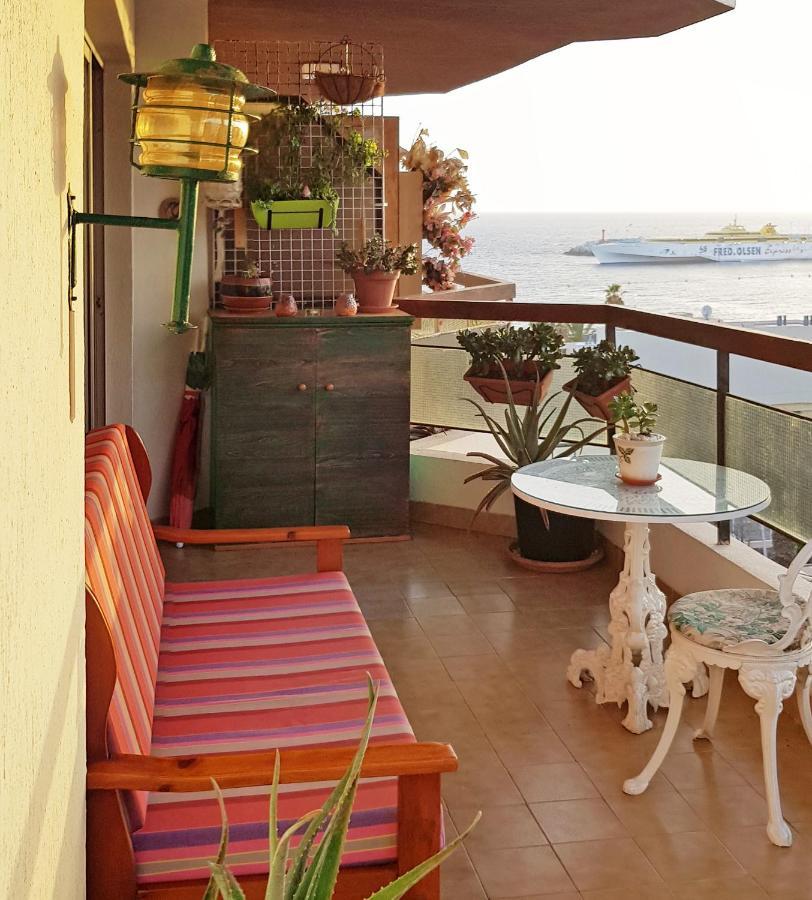 Jardin Canario Primera Linea De Playa Лос Кристианос Екстериор снимка