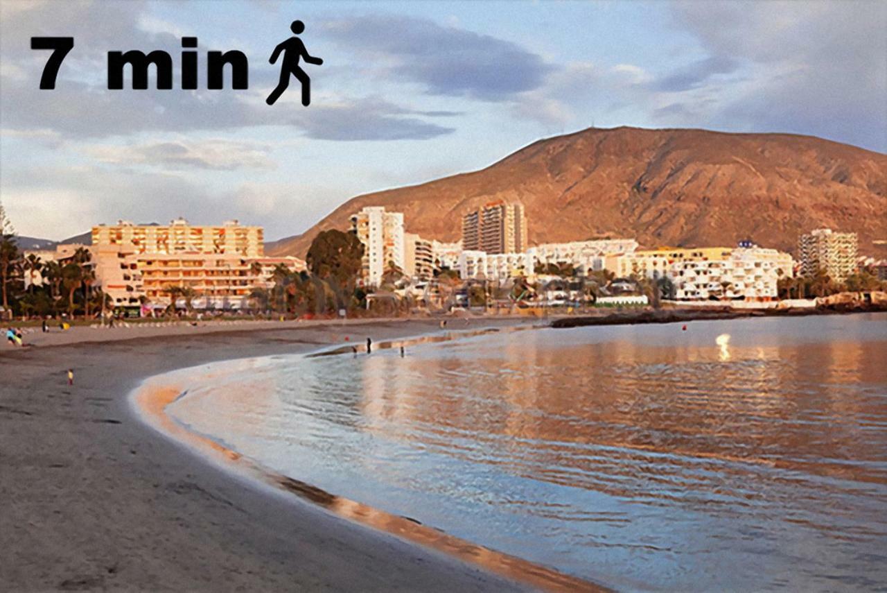 Jardin Canario Primera Linea De Playa Лос Кристианос Екстериор снимка
